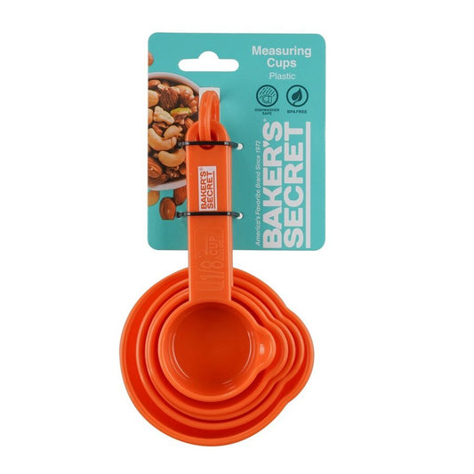 SET 5 TAZAS MEDIDORAS PP GRIS/ROJO
