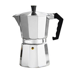CAFETERA ITALIANA ALUMINIO 450ML 9T PLATA VARENNA