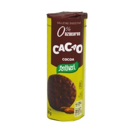 Galletas integrales de cacao 0% azuc - Santiveri