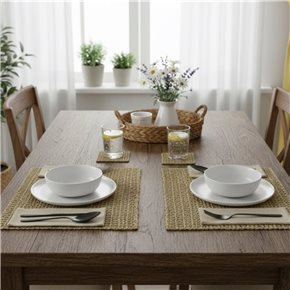 INDIVIDUAL RECTANGULAR SEAGRASS 48X33CM NATURAL