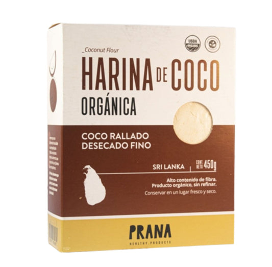 Harina de coco organica 450g - Prana