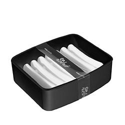 JABONERA 9*8*3CM PLASTICO NEGRO SPLASH COZA
