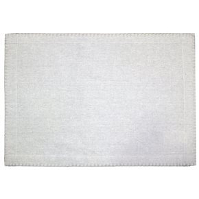 INDIVIDUAL ALGODÓN 35X45CM PESPUNTES GRIS