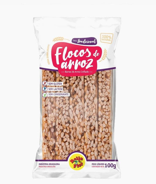 Flocos de arroz tradicional s/gluten - Beija Flor