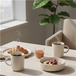 PLATO HONDO CERAMICA D20CM NIMBO BLANCO