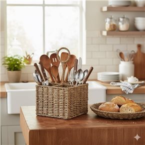 BANDEJA REDONDA D25/13xH6CMS FIBRA NATURAL