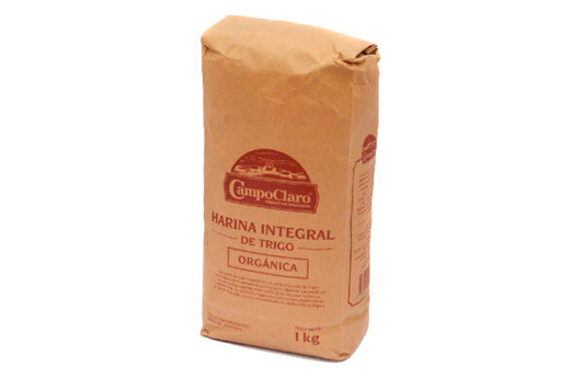 HARINA ORGANICA INTEGRAL CAMPO CLARO 1KG