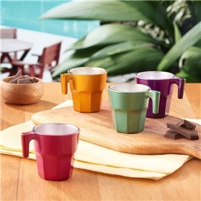 SET X4 TAZA CAFE 70CC CASABLANCA TROPIC PASABAHCE