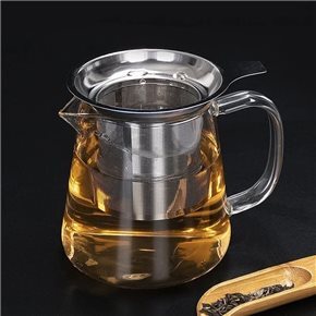 TETERA 500ML TAPA CRISTAL BOROSIL. INFUSOR A.INOX