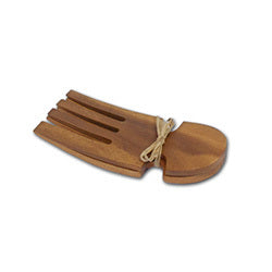 SET CUBIERTOS PARA ENSALADA MADERA 18X7CM