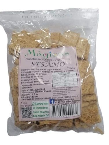 Galletas de harina integral de sésamo - Magicas