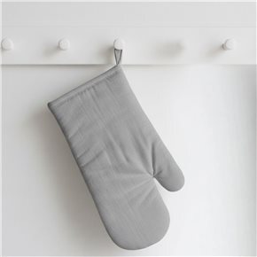 MANOPLA ALGODÓN 18X32CM LISO GRIS