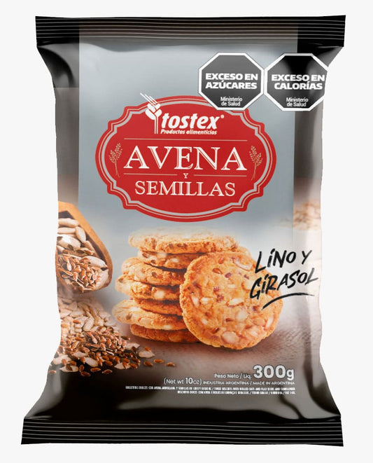 Galletas avena y semillas - Tostex