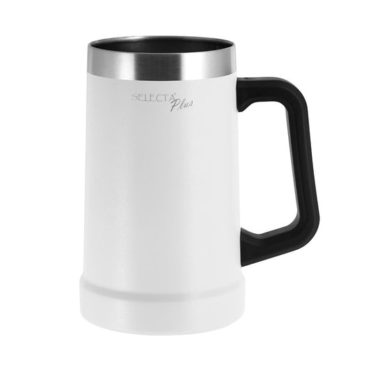 JARRA CERVEZA 700ML DOBLE PARED BLANCO