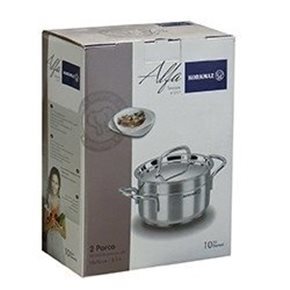 OLLA C/TAPA 3.5L D20x11CM ACERO INOX ALFA KORKMAZ