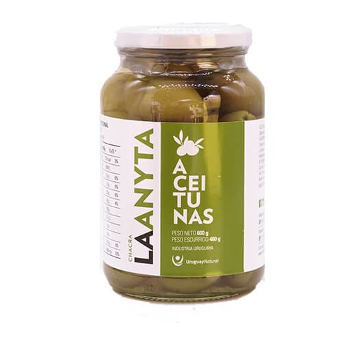 Aceitunas verdes con carozo 600 grs - Laantya