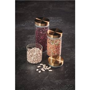 RECIPIENTE CILIND. TAPA ROSCA 12CM/850ML SELECTA