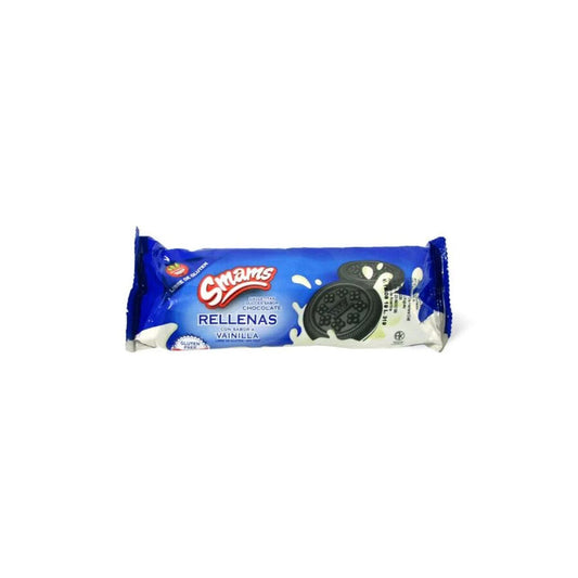 Galletas sin gluten rellenas sabor choc. y vainilla - Smams