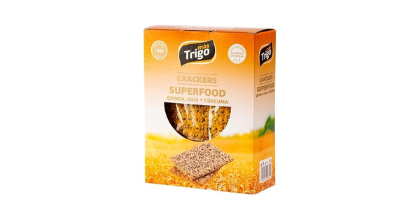 Crackers quinoa chia y curcuma - Mas Trigo