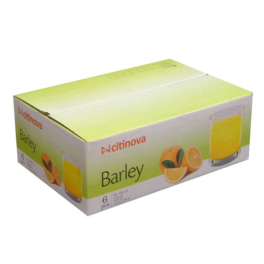 SET 6 VASOS WHISKY BARLEY 325ML EN CAJA DE REGALO