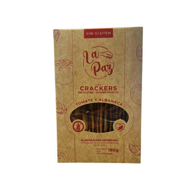 Crackers sin gluten tomate y albahaca - La paz