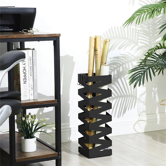 PARAGUERO D15.5/H50CM METAL ZIGZAG COLOR SURTIDO