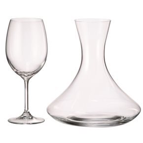 FORUM WINE SET 7PCS : DECANTER+6X MARTINA/590ML