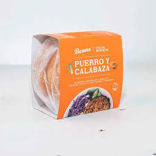 Alimento congelado a base de puerro y calabaza 4u - Beans