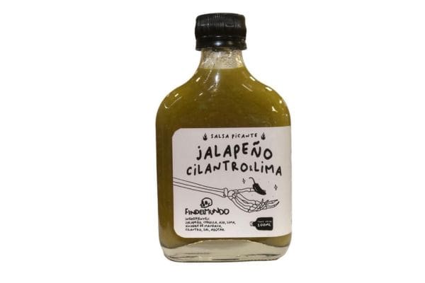 Salsa picante jalapeño, cilantro y lima - Fin del mundo