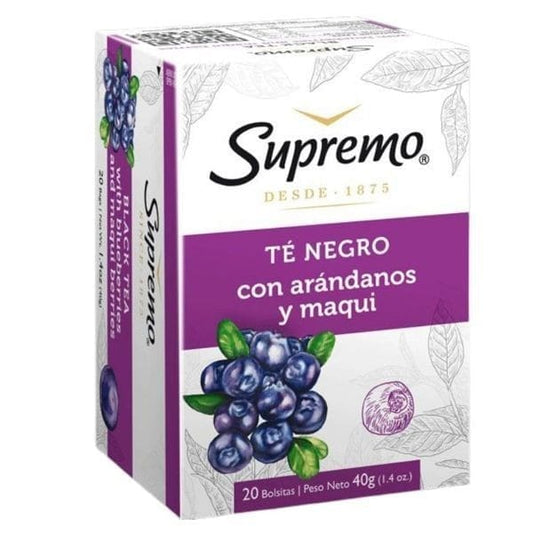 Té negro con arandanos y maqui - Supremo