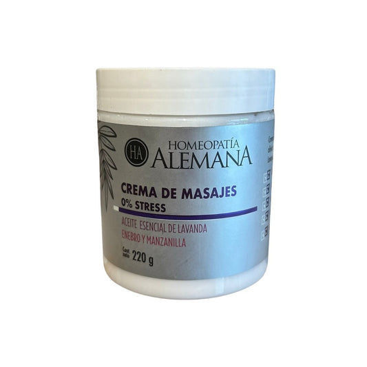 Crema de masajes 0 stress - Homeopatia alemana