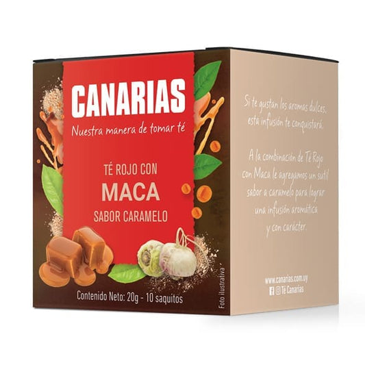 Té rojo con maca sabor caramelo - Canarias