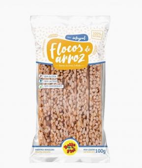 Flocos de arroz integral s/gluten - Beija Flor