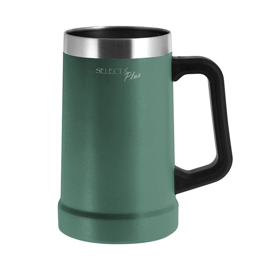 JARRA CERVEZA 700ML DOBLE PARED VERDE