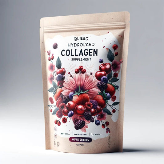 Colageno H con magnesio y vitam C frutos rojosQuiero Natural