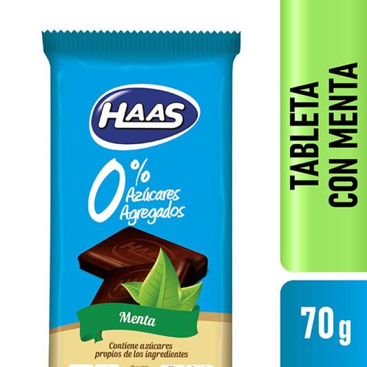 Chocolate menta 0% - Haas