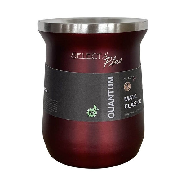 MATE 230ML ACERO INOXIDABLE GRANATE