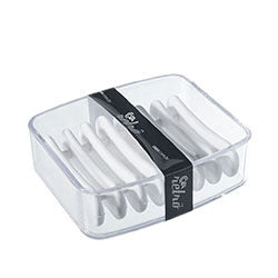 JABONERA PLASTICO SPLASH 9x8x3CM CRISTAL COZA