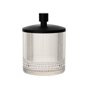 FRASCO VIDRIO C/TAPA D10x14CM CLAVO ACANALADO