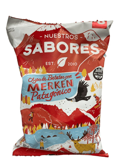 Chips de batata con merken patagonico - Nuestros sabores