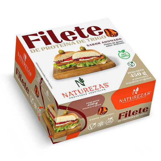 Filete de trigo sabor ahumado caja 450gr- Naturezas