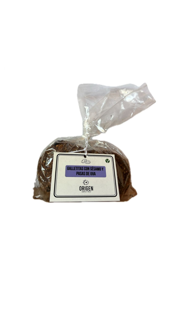 Galletitas sesamo y pasas de uva - Origen