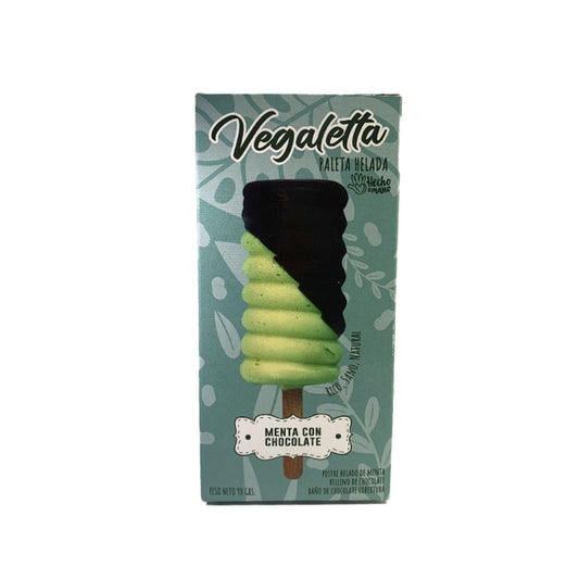 Paleta helada menta con chocolate - Vegaletta