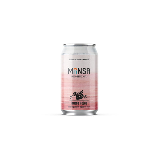 Kombucha frutos rojos 350 ml - Mansa