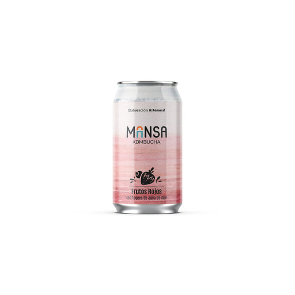 Kombucha frutos rojos 350 ml - Mansa