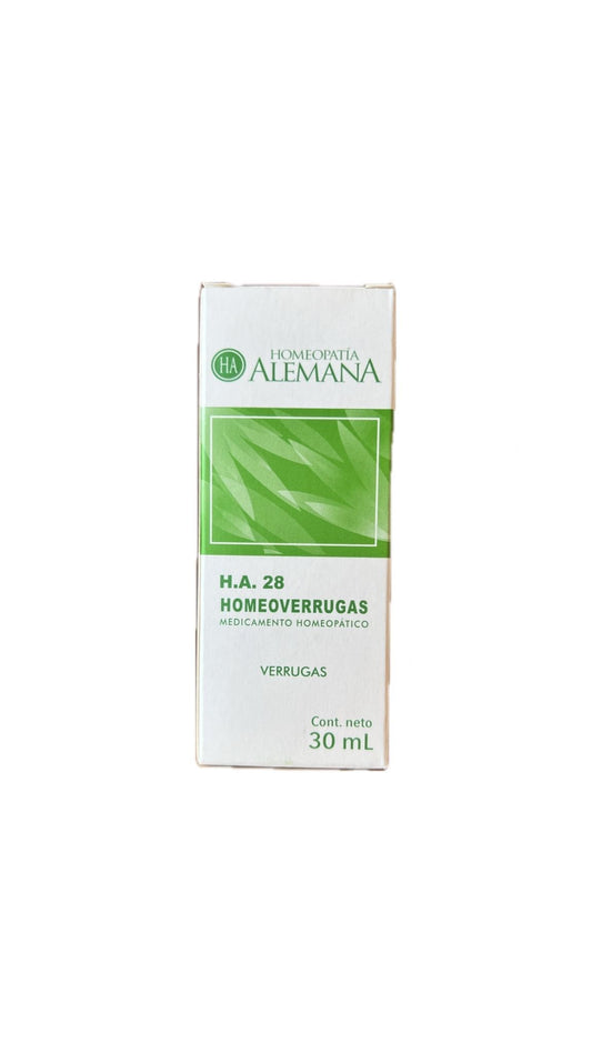 Homeoverrugas 28 - Homeopatia alemana