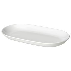 FUENTE CERAMICA 31x18CM IBIZA BLANCO