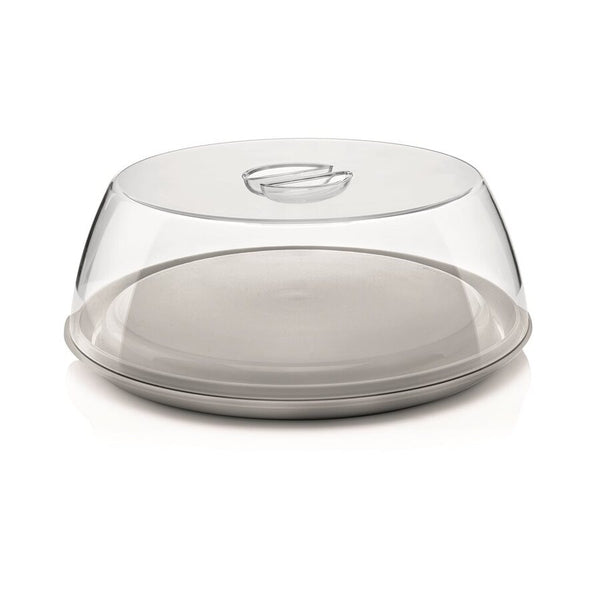 PLATO PARA TARTAS C/CAPANA GRIS FORMECASA