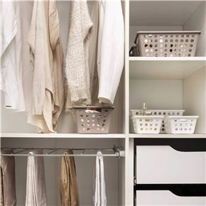 CESTO RECTANGULAR 28.7*19*12CM COZA NATURAL
