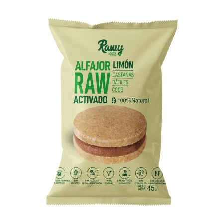 Alfajor de Limon Rawy Vegano